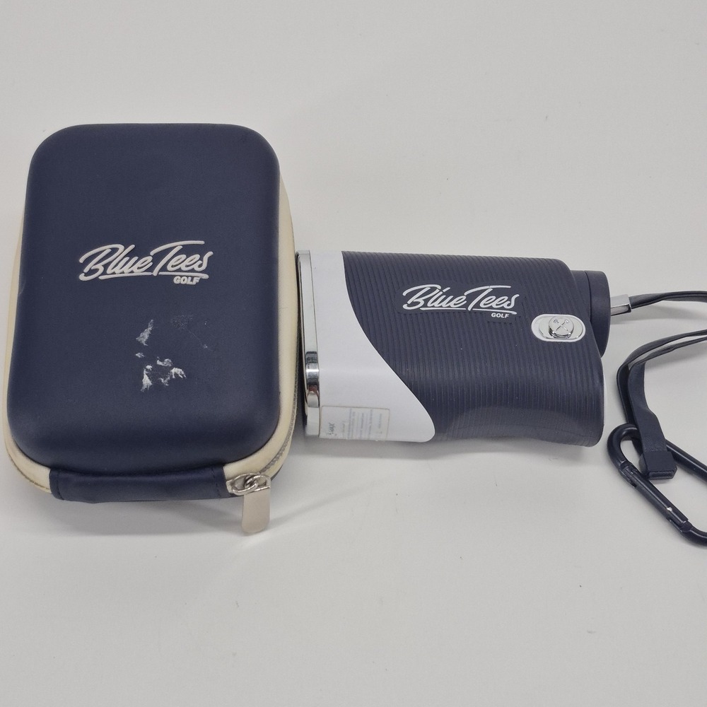 Blue Tees Golf Series 3 Max Rangefinder Blue Good Condition w/Case